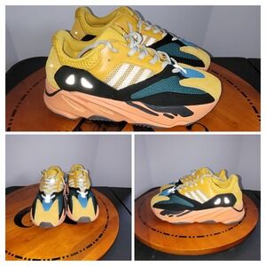 Adidas Yeezy Boost 700 Enflame Amber Mens Sneakers Yellow Orange GW0297 Size 7
